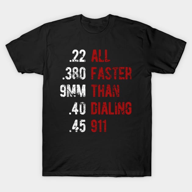 All Faster Than 911 T-Shirt by EddieBalevo